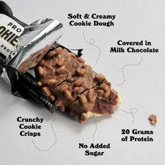 Barebells Protein Bars Cookies & Cream - 12 Count, 20g High Protein Treats - Chocolate Nutrition Bar with 1g Total Sugars - On-The-Go Breakfast or Post-Workout Snack