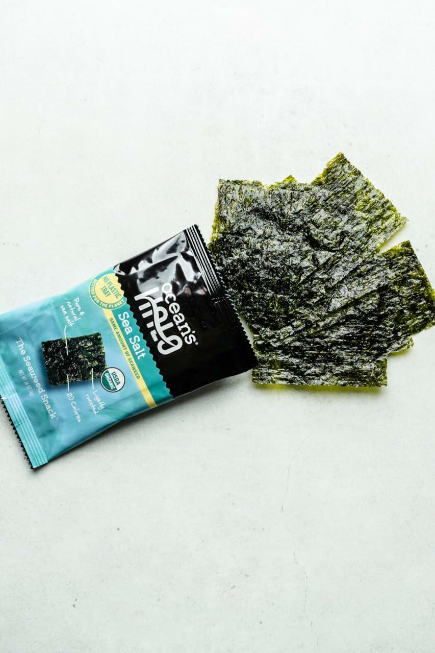 Ocean's Halo Sea Salt Sea Weed Snacks Pack of 20 x 4g