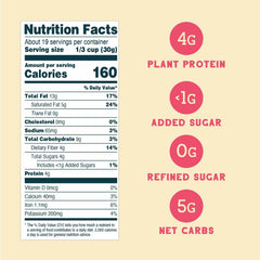 Seven Sundays Nut Granola Cereal, Day Dream Dark Chocolate Raspberry, 20 Oz Bag, Grain & Gluten Free, 4g Protein, 5g Net Carbs, Keto Friendly