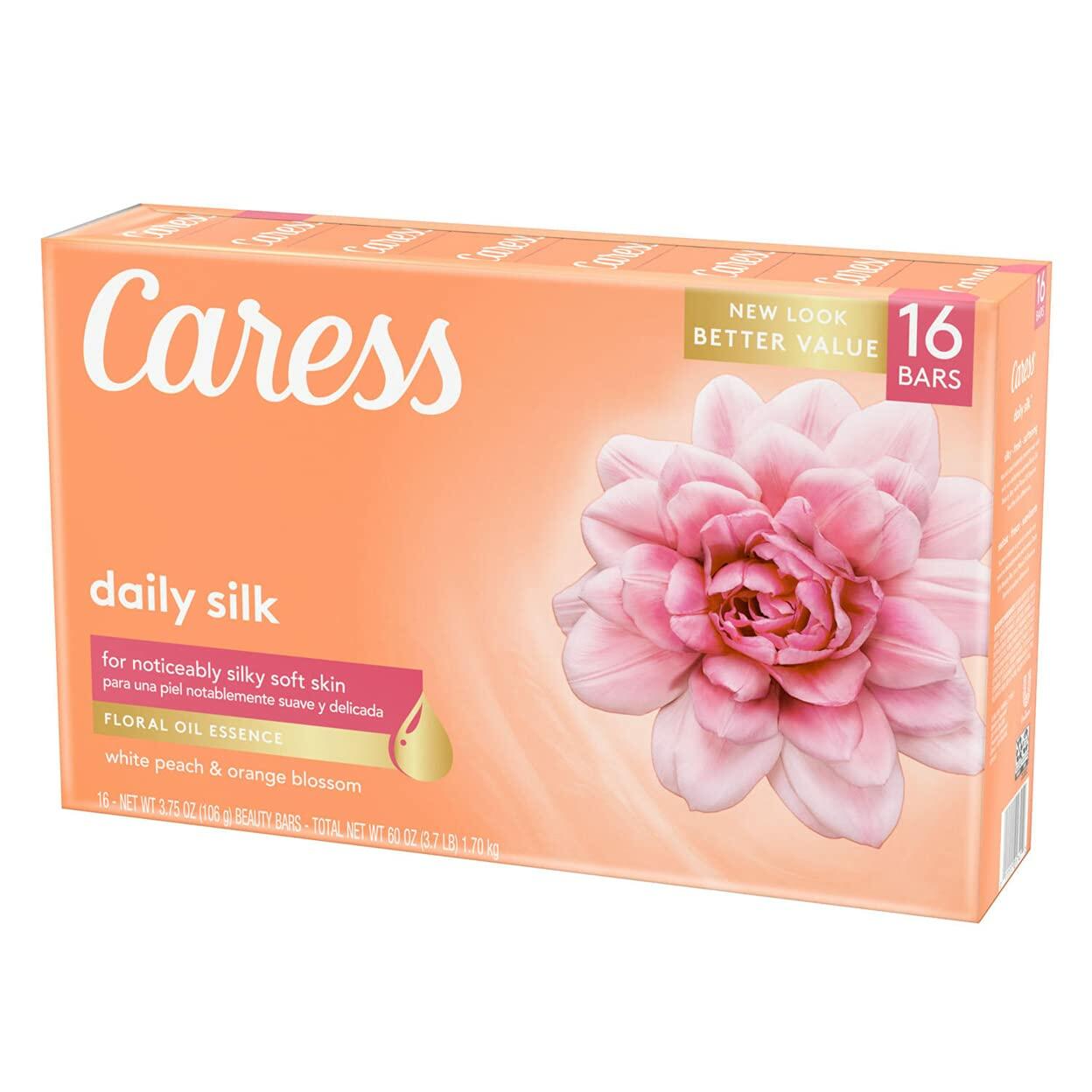 Caress Daily Silk bar Soap (16 X 3.75 Oz)Total Net Wt (60 Oz),, ()