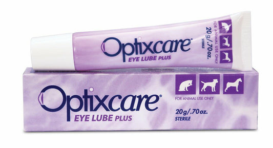 OptixCare Pet Eye Lube Plus + Hyaluron 20g for Dog Cat Horses