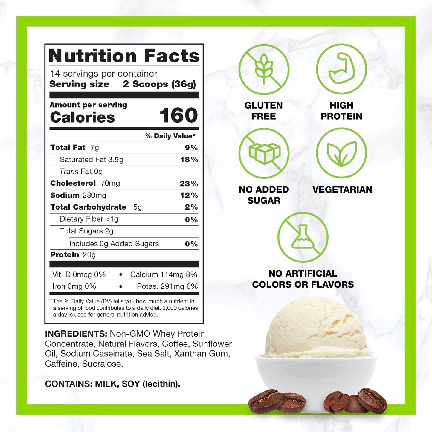 Chike Sweet Cream High Protein Iced Coffee, 20 G Protein, 2 Shots Espresso, 2 G Sugar, Keto Friendly and Gluten Free, 14 Servings (17.8Ounce)