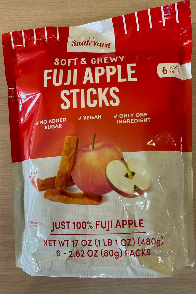 The SnakYard FuJi Apple Sticks 17 oz 2 packs