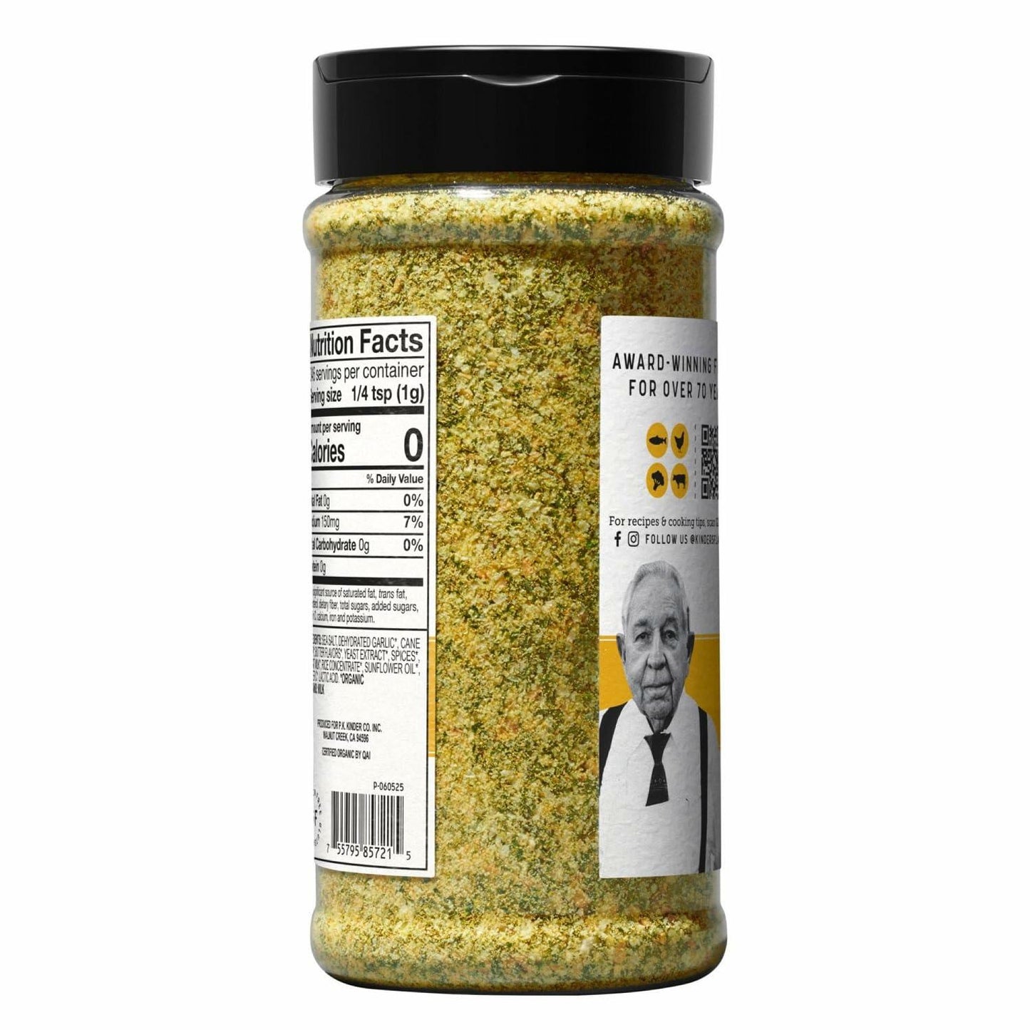 Kinder's Organic Garlic Butter Seasoning, 12.2 Ounce