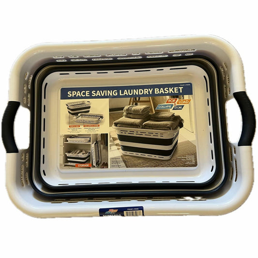 Mesa Pop & Load Space Saving Laundry Basket