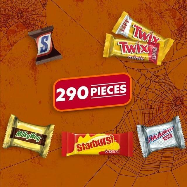 Mars Haloween Variety Pack Candy, 290 pcs.
