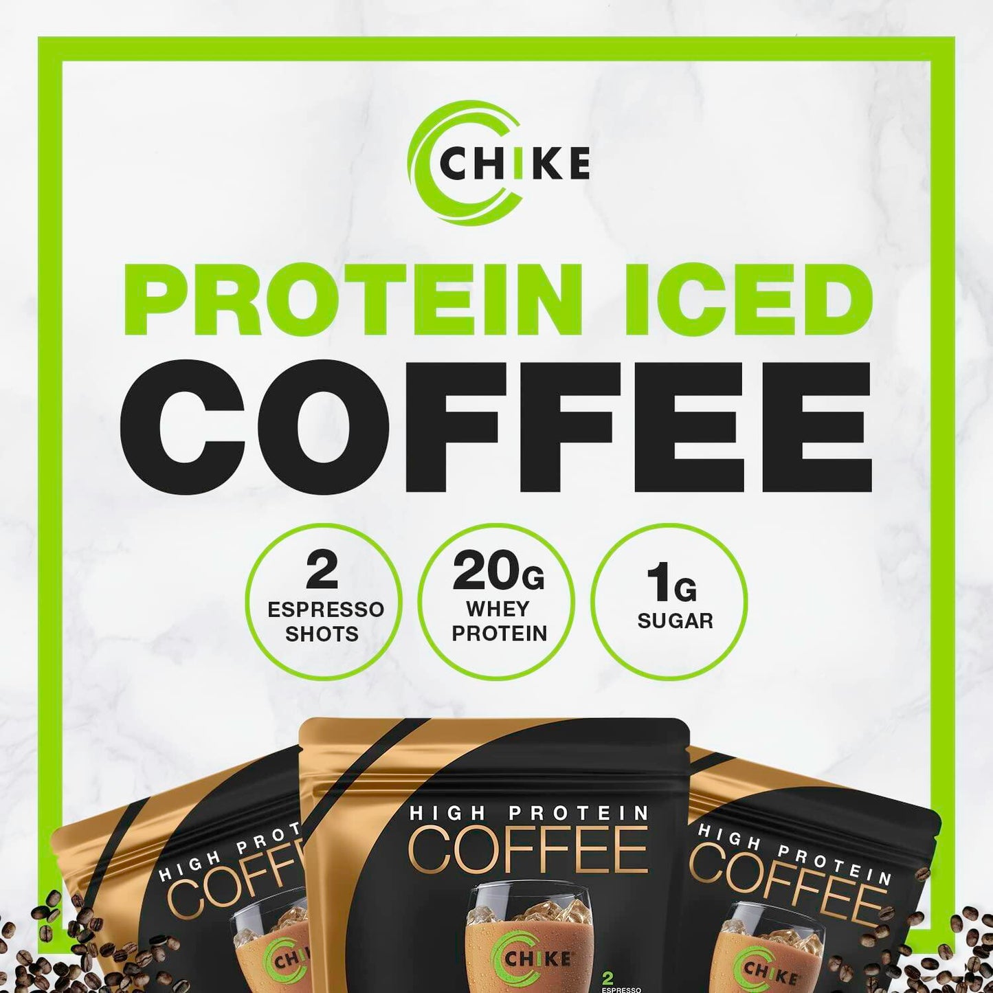 Chike Chai Latte High Protein Iced Coffee, 20 G Protein, 2 Shots Espresso, 1 G Sugar, Keto Friendly and Gluten Free, 14 Servings (16 Ounce)