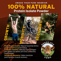 PaleoPro Protein Powder Grass-Fed, Pastured, Cage-Free Protein | Gluten & Dairy Free. No Sugar, Soy, Grains or Net Carbs | Paleo & Keto Friendly - 15 Servings (16 oz, Plain)