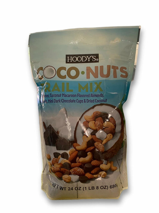 Hoody Trail Mix with Coconut, Cashews, Almonds, Dark Chocolate - 24 oz Bag