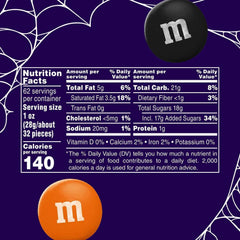 M And M'S Milk Chocolate Halloween Candy, 62 oz.
