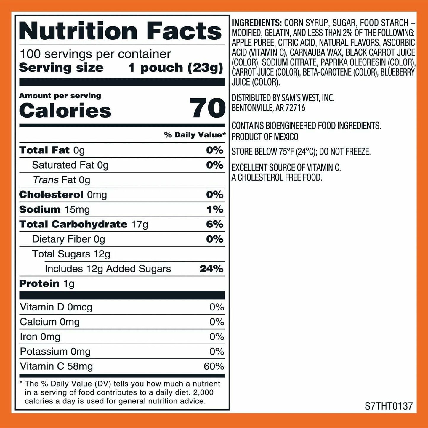 Member's Mark Halloween Fruity Snacks Variety Pack, 0.8 oz., 100 ct.