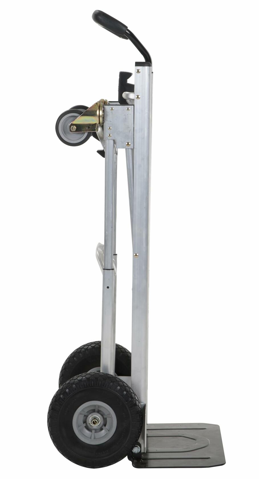 COSCO 4-in-1 Folding Series Hand Truck with Flat-Free Wheels