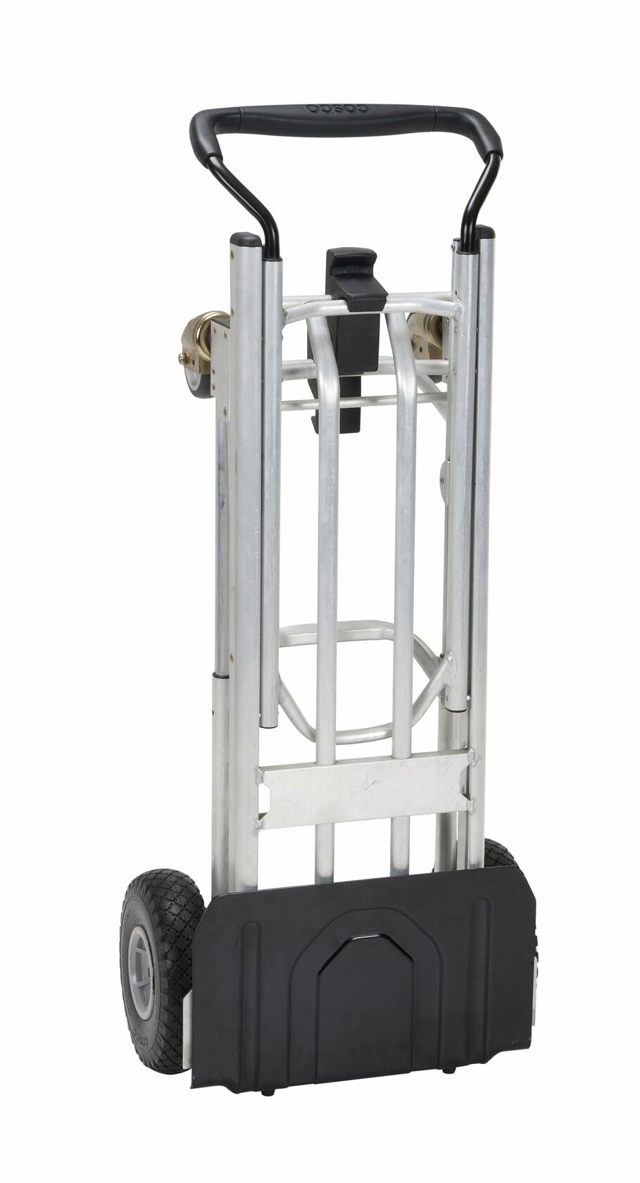 COSCO 4-in-1 Folding Series Hand Truck with Flat-Free Wheels
