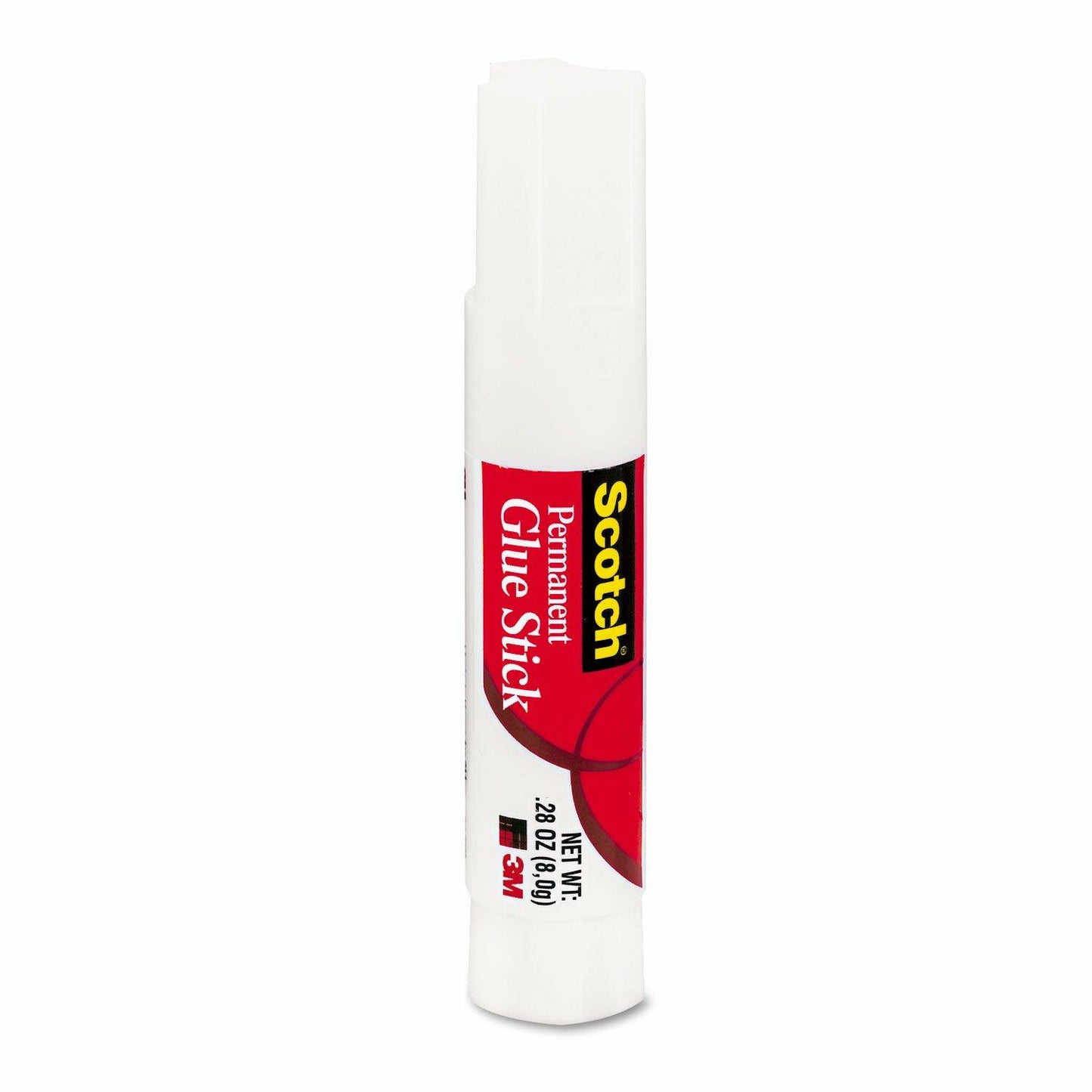 Scotch 600824S Permanent Glue Stick.28 oz, 24/Pack