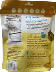 RIND Snacks Chewy Dried Fruit � Tropical Blend with Skin-On Pineapple, Orange & Kiwi � Upcycled, No Added Sugar, High Fiber, 12oz Bag