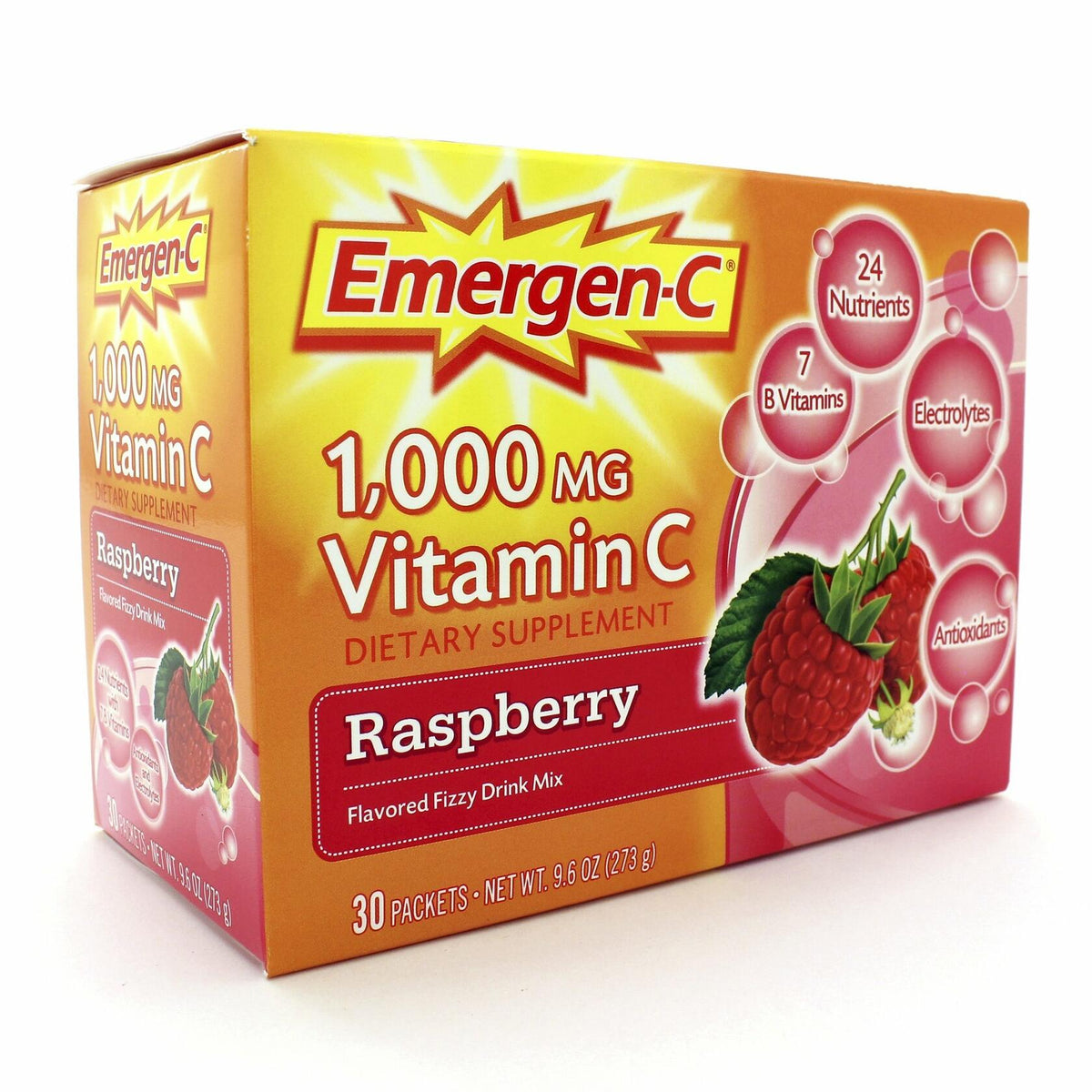Emergen-C Raspberry 30 Packets