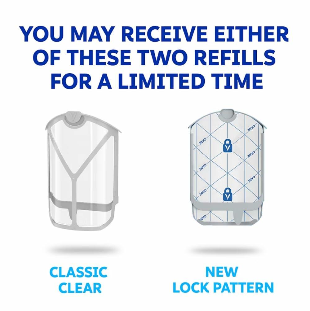 Zevo MAX Bug Catcher & Fly Trap for Indoor- Flying Insect Trap for Gnat, House & Fruit Flies - Use in Any Room - No-Mess Disposal (2 Device & 6 Cartridges)