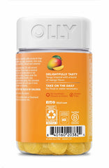 OLLY Probiotic Gummy, Immune and Digestive Support, 1 Billion CFUs, Chewable Probiotic Supplement, Mango, 60 Day Supply - 120 Count