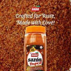 Badia Sazon Tropical with Coriander & Annatto, 28 oz � Authentic Latin & Caribbean Flavors, No MSG, Gluten Free