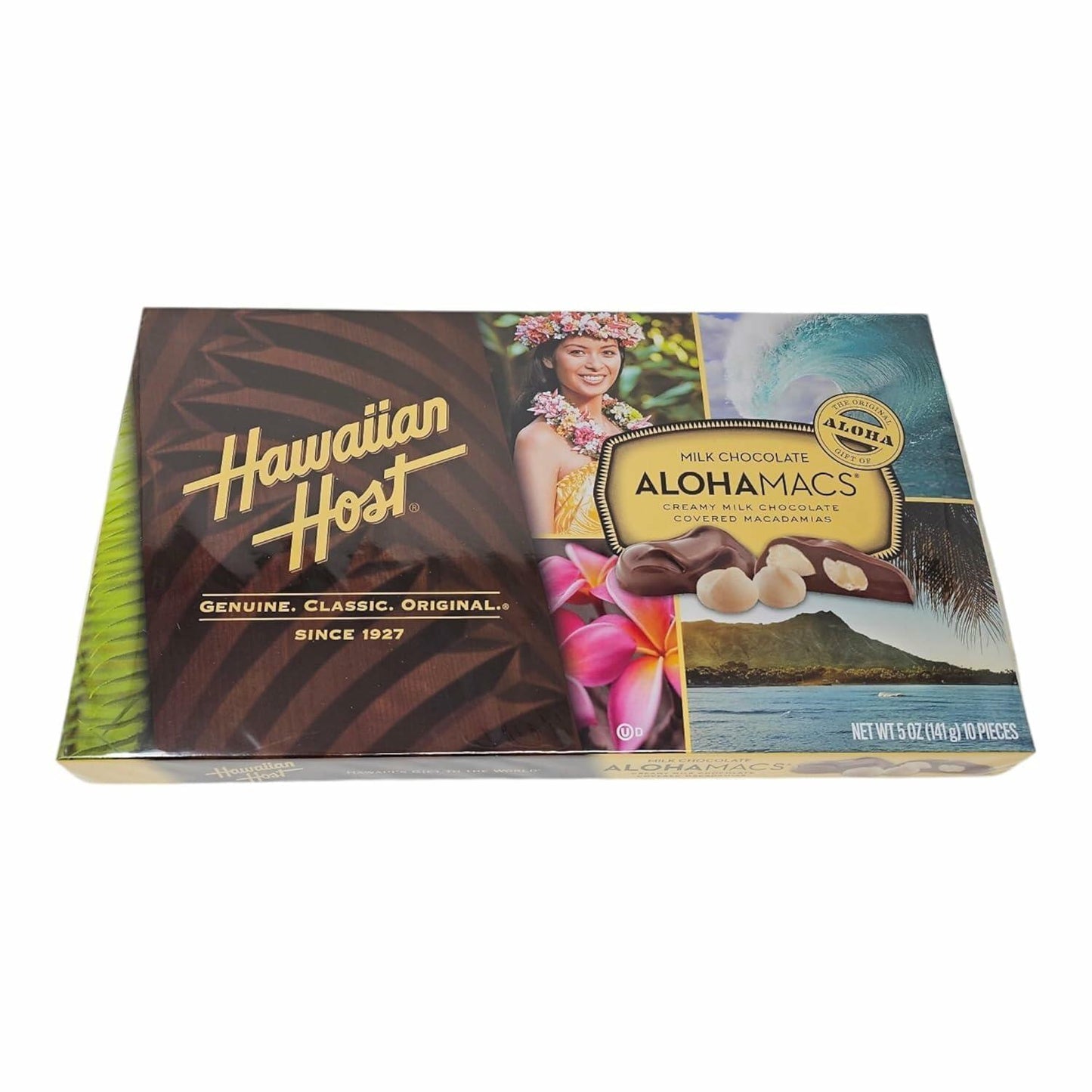 Hawaiian Host Alohamacs Milk Chocolate The Original Chocolate Covered Macadamia Nut, 3 pack 15oz