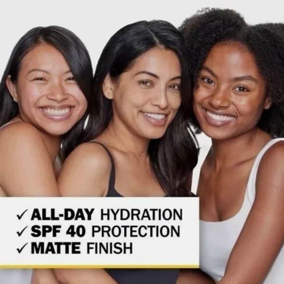 Olay Complete Daily Facial Moisturizer with SPF 40 Sunscreen, 2 Pack, 177 mL (6.0 FL OZ) each, 354 mL (12.0 FL OZ) Total