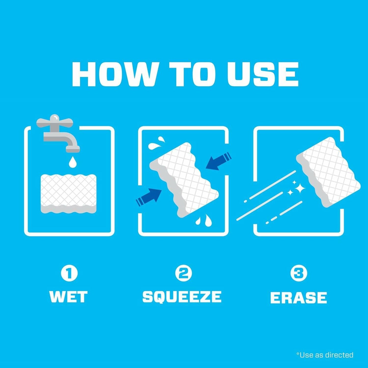 Extra Durable Cleaning Eraser Sponges, 15 Pack - Multipurpose Melamine Foam Scrubbers for Stubborn Stains, Dirt, Grime Removal on Walls, Floors, Appliances, Bathrooms, and Kitchen Surfaces