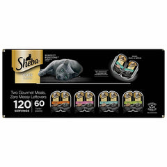 Sheba Perfect Portions Wet Cat Food Trays, Variety Pack, 2.6 Ounce (60 Count)