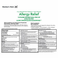 Members Mark Fluticasone Propionate Nasal Spray (6 pk, 0.54 fl. oz. Bottle)