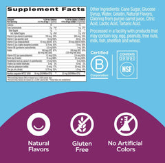 OLLY Kids Multivitamin + Probiotic 160 Gummies (2pack) Gummy, Digestive and Immune Support, Vitamins A, D, C, E, B, Zinc, Kids Chewable Supplement, Berry, 160CT (2 Pack) (320)