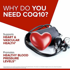 Qunol CoQ10 100mg Softgels Ultra 3X Better Absorption Coenzyme Q10 Supplements - Antioxidant Supplement for Vascular and Heart Health & Energy Production - 6 Month Supply - 180 Count