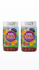 OLLY Kids Multivitamin + Probiotic 160 Gummies (2pack) Gummy, Digestive and Immune Support, Vitamins A, D, C, E, B, Zinc, Kids Chewable Supplement, Berry, 160CT (2 Pack) (320)