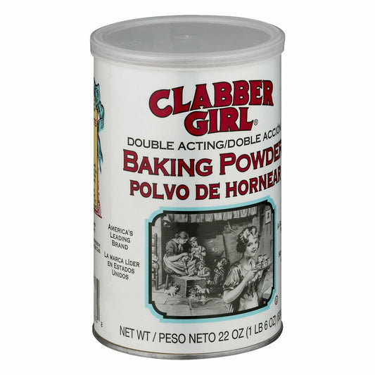 Fresh Groceries CLABBER GIRL Baking Powder, 22 oz., 2/Pack (220-01094)