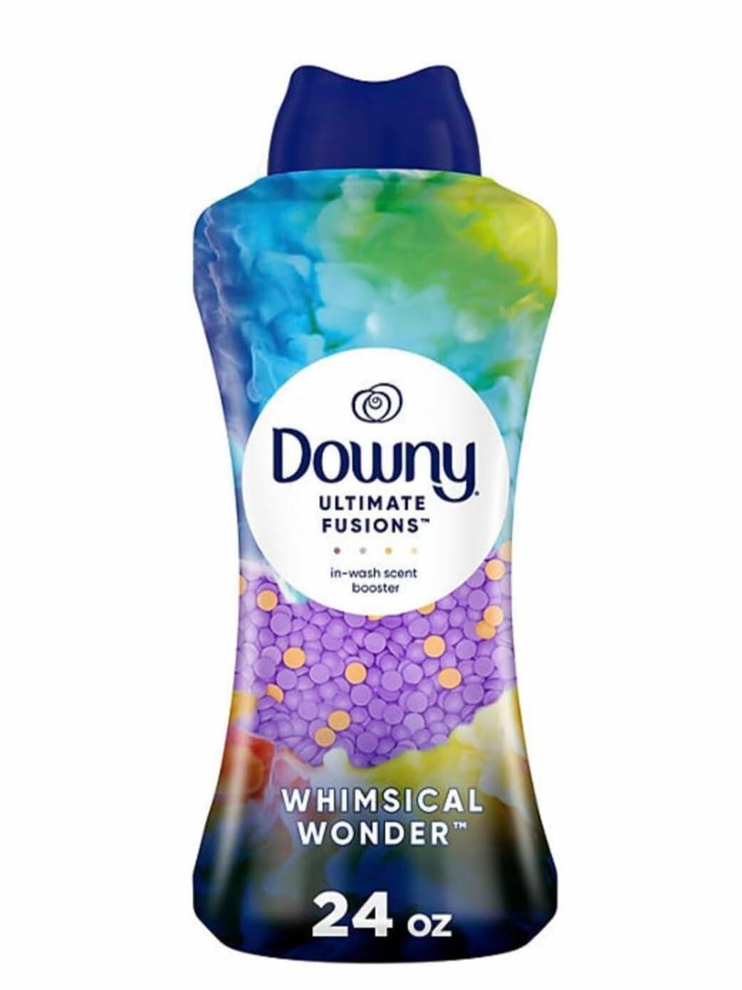 Downy Ultimate Fusions In-Wash Scent Booster Beads + Dual Action Scent Release, Whimsical Wonder (24 oz.)