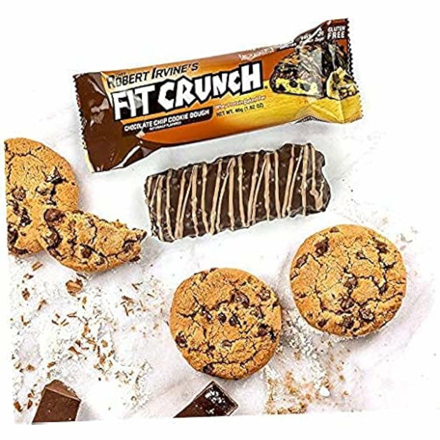 Chef Robert Irvine's FITCRUNCH High Protein Bars Variety, 1.62 Ounce (18 Count)