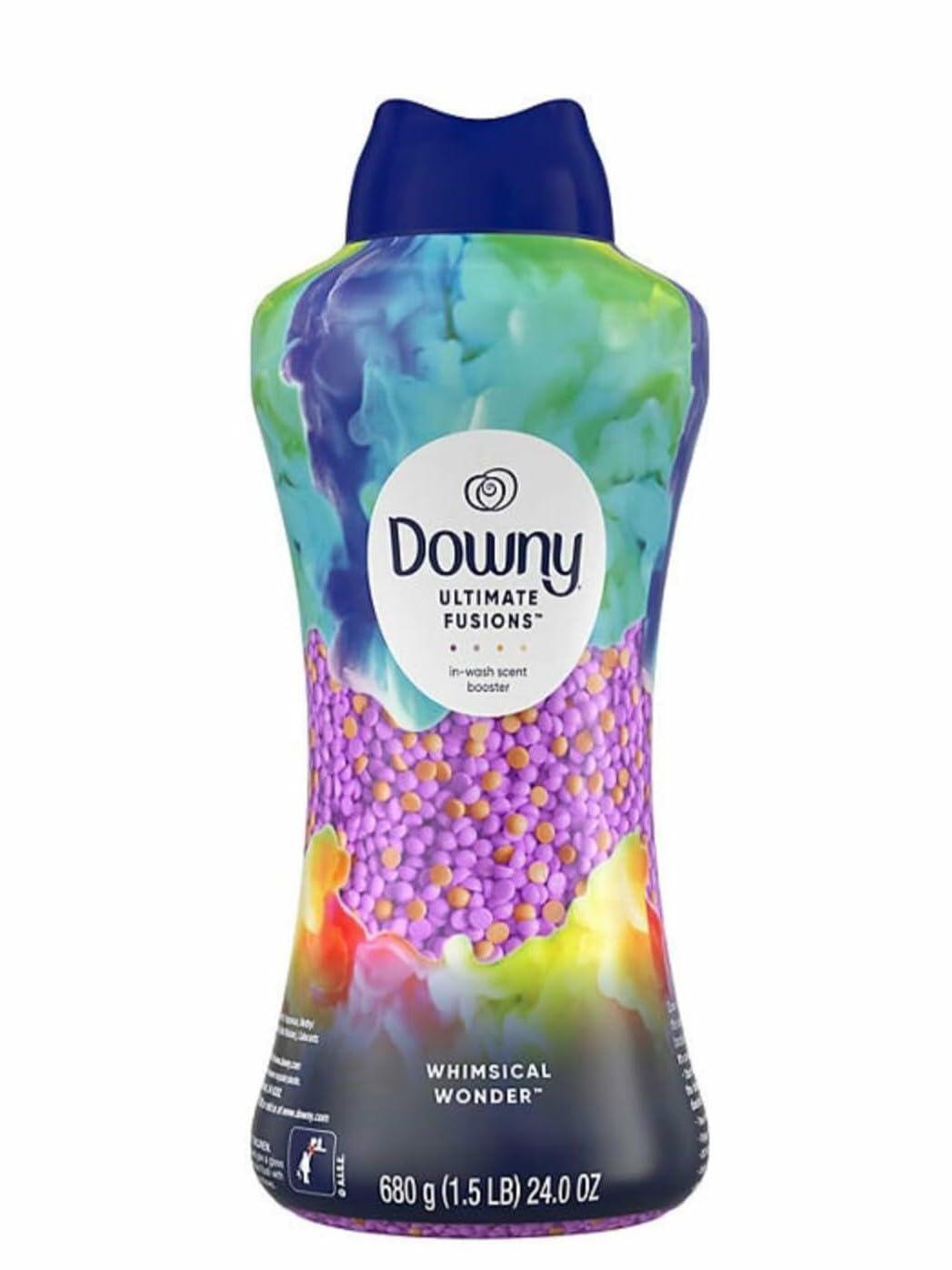 Downy Ultimate Fusions In-Wash Scent Booster Beads + Dual Action Scent Release, Whimsical Wonder (24 oz.)