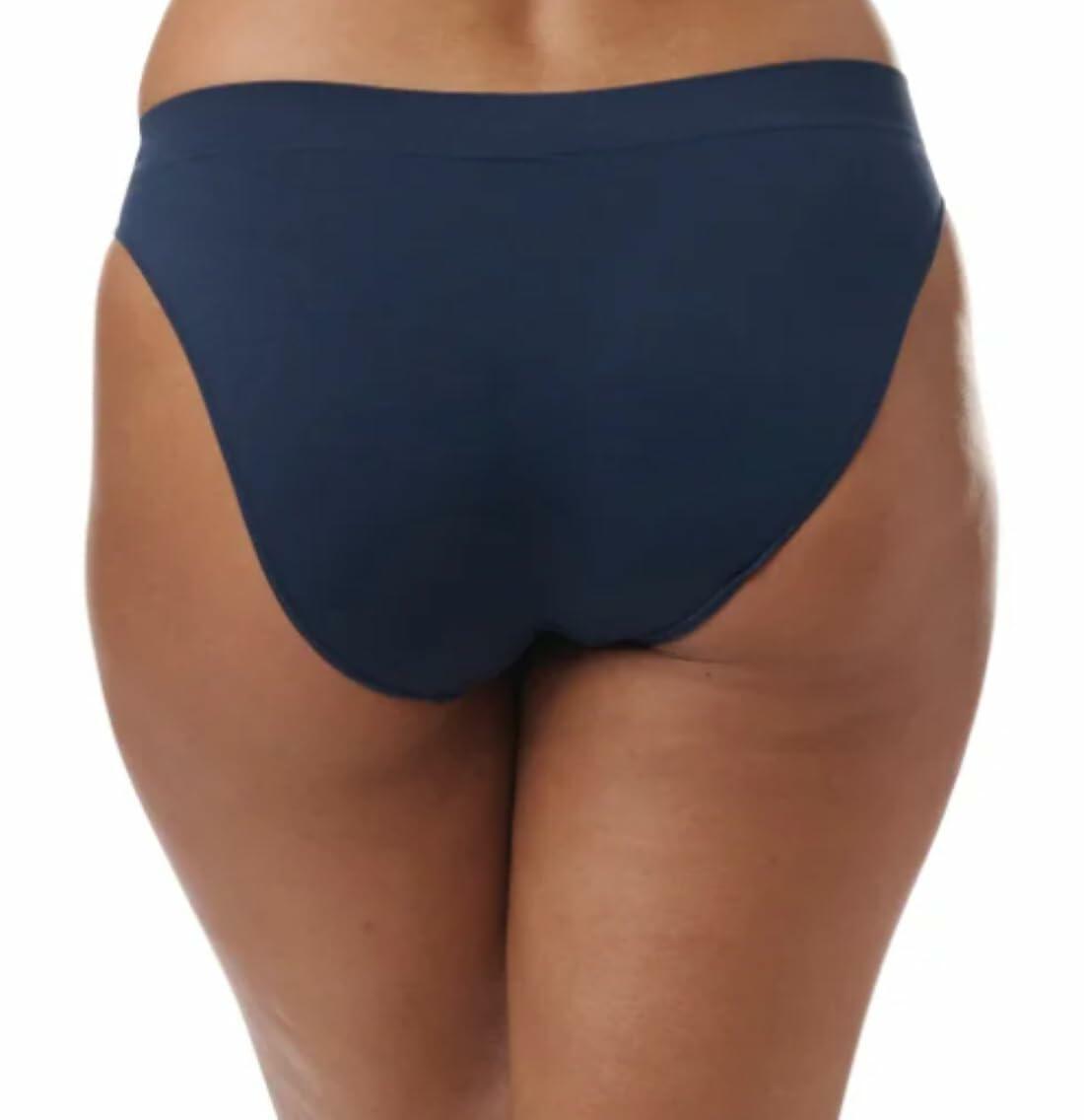 adidas womens Seamless Bikini Underwear 4-pack (US, Alpha, Large, Regular, Regular, Multi Black)