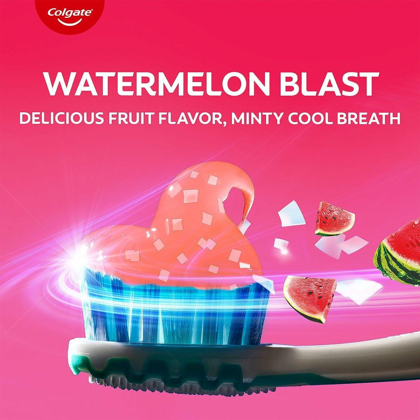 Colgate Maxfresh Toothpaste with Breath Strips, Watermelon Blast & Citrus Fresh, 4 Pack