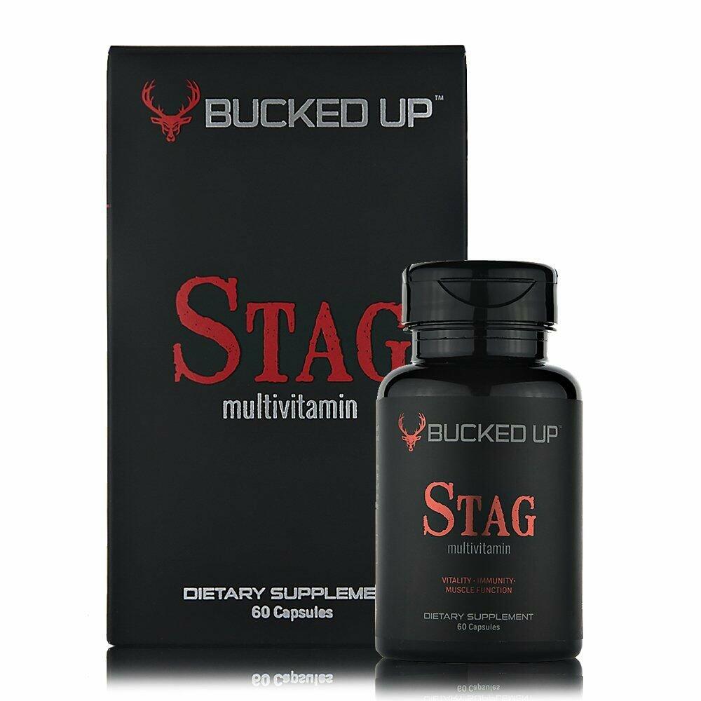 Stag Multivitamin - Men - Full Spectrum Vitamin Formula - Vitality, Immunity and Muscle Function (60 Capsules)