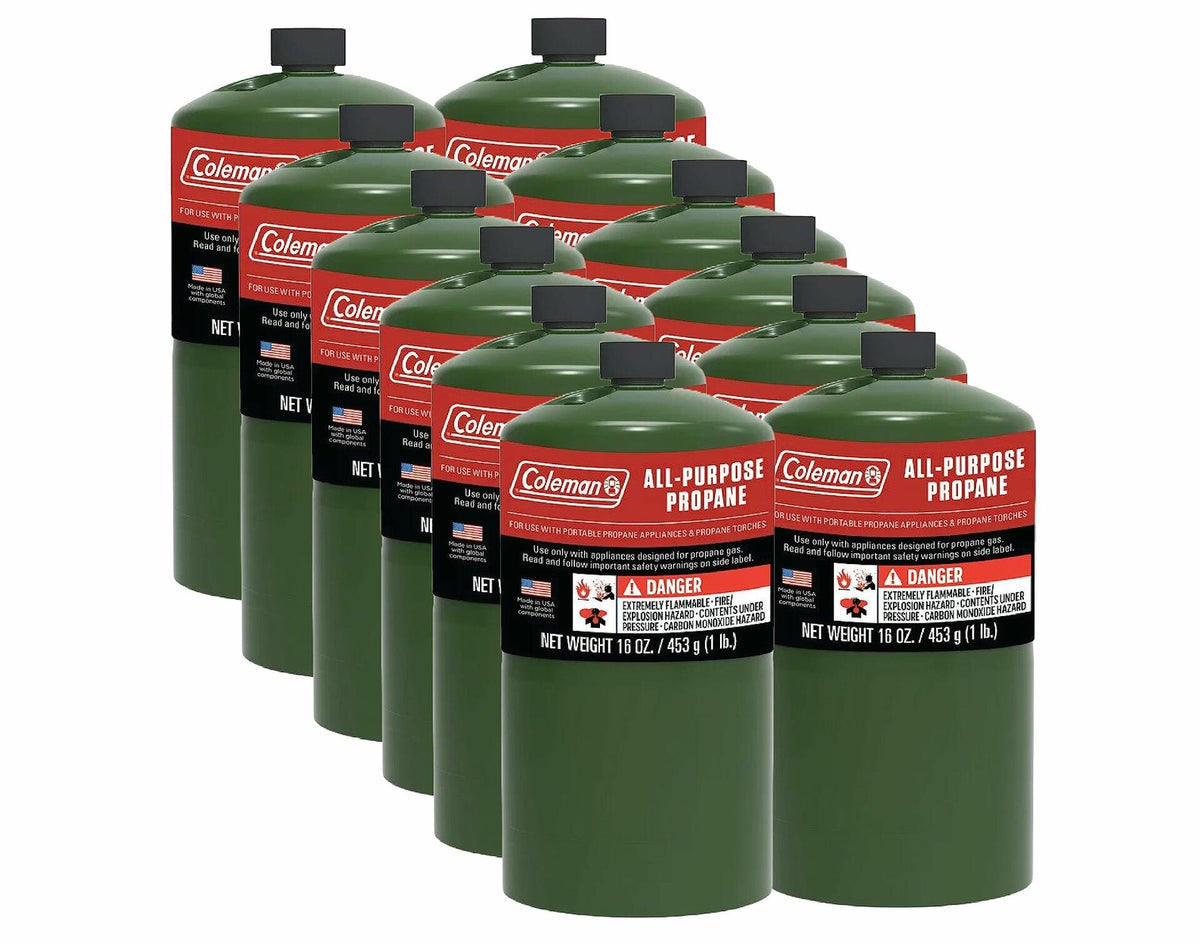 Coleman Propane Cylinders - 16 Oz (12 Pack)