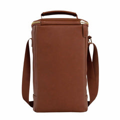 Igloo Luxe Collection Beverage Tote, MaxCold Insulation, Removable Divider, Metallic Liner (Cognac)