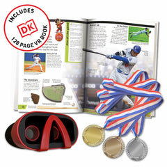 Abacus Brands Virtual Reality ESPN Gift Box - Illustrated Interactive VR Book and STEM Learning Activity Set