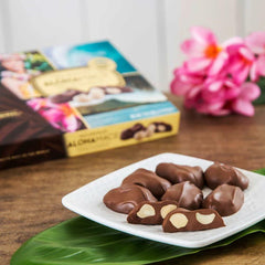 Hawaiian Host Aloha Macs Milk Chocolate Macadamia Nuts (6 ounce box, 12 pieces) (1 Box)
