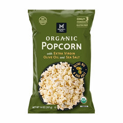 Member's Mark Organic Popcorn with Extra Virgin Olive Oil and Sea Salt, Gluten Free, 14 oz 1 Bag