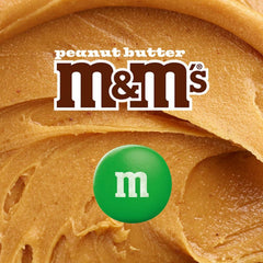 M&M'S Peanut Butter Chocolate Candy, Singles Size, 1.63-Ounce 24-Count Box