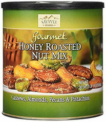 Savanna Orchards Gourmet Honey Roasted Nut Mix - Cashews, Almonds, Pecans and Pistachios Economy 3 Pack s#VBrN(30 oz Each)