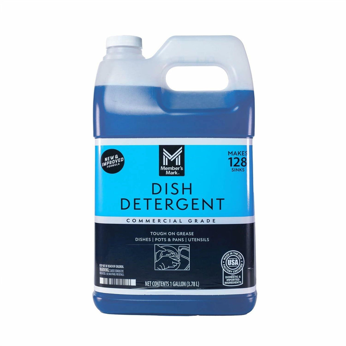 Member's Mark Commercial Blue Dish Detergent, 1 Gallon