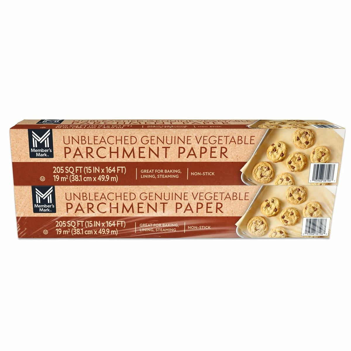 Member's Mark Unbleached Parchment Paper (205 Square Feet/Roll, 2 Rolls)