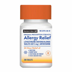 Member's Mark Levocetirizine Tablets, 5 mg (400 Count)