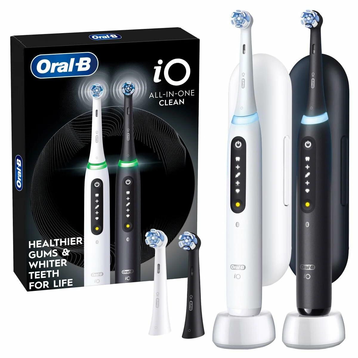 Oral-B iO All-in-One Clean Rechargeable Toothbrush, 2 Pack