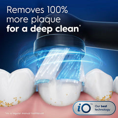 Oral-B iO Series Electric Toothbrush Ultimate Clean Replacement Brush Head, 8 Ct